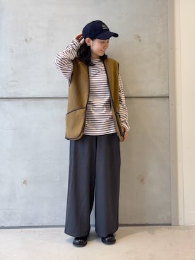 「アイテム（その他シューズ）」を使った、西野きよさん（レディース・152cm）の秋コーディネート