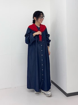 「URBAN RESEARCH Sonny Label（アーバンリサーチサニーレーベル）のアイテム（ワンピース/ドレス）」を使った、西野きよさん（レディース・152cm）の秋コーディネート