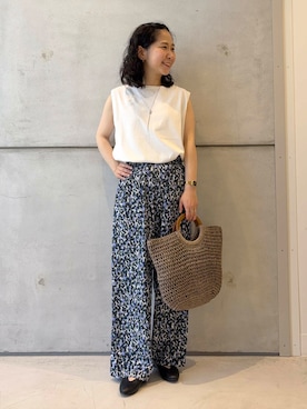 「低身長」｜「アイテム（パンプス）」を使った、今日の西野さん（レディース・152cm）の夏コーディネート