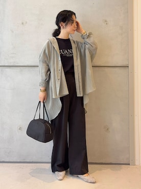 「低身長」｜「アイテム（その他シューズ）」を使った、今日の西野さん（レディース・152cm）の夏コーディネート