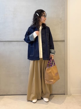 西野きよさん（レディース・152cm）の冬コーディネート