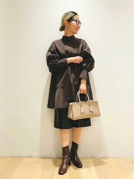 西野きよさん（レディース・152cm）の秋コーディネート