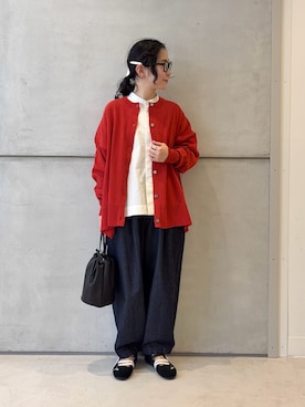 西野きよさん（レディース・152cm）の冬コーディネート