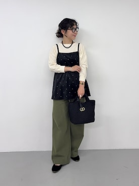 西野きよさん（レディース・152cm）の秋コーディネート