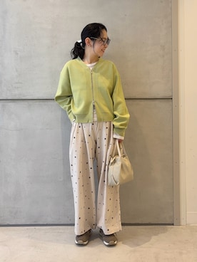 西野きよさん（レディース・152cm）の冬コーディネート