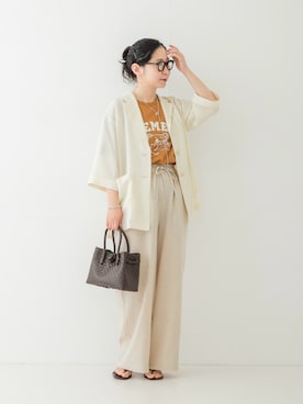 西野きよさん（レディース・152cm）の夏コーディネート
