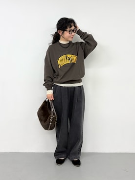 西野きよさん（レディース・152cm）の秋コーディネート
