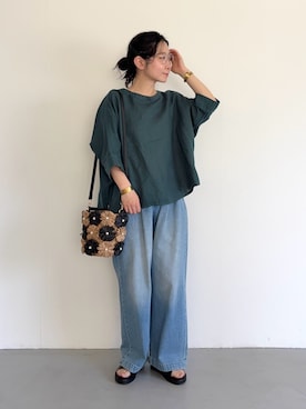 西野きよさん(レディース・152cm)の春コーディネート
