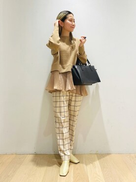 西野きよさん(レディース・152cm)の秋コーディネート