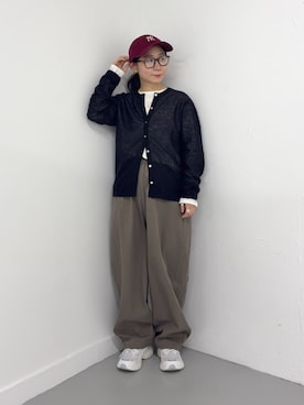 西野きよさん（レディース・152cm）の秋コーディネート