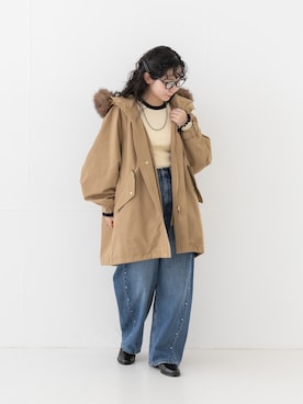 「30代」｜西野きよさん（レディース・152cm）の秋コーディネート
