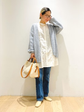 「TRICOTS JEAN MARC（トリコットジーンマルク）のアイテム」を使った、今日の西野さん（レディース・152cm）の秋コーディネート