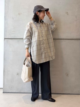 「低身長」｜「アイテム（その他シューズ）」を使った、今日の西野さん（レディース・152cm）の夏コーディネート
