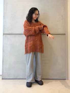 「アイテム（その他シューズ）」を使った、西野きよさん（レディース・152cm）の秋コーディネート