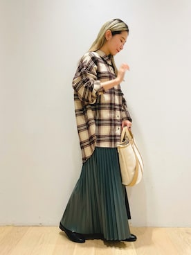 西野きよさん（レディース・152cm）の秋コーディネート