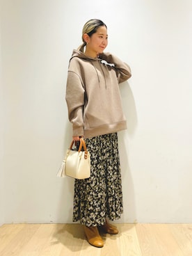 西野きよさん（レディース・152cm）の秋コーディネート