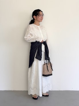 西野きよさん（レディース・152cm）の春コーディネート