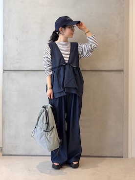 西野きよさん（レディース・152cm）の春コーディネート