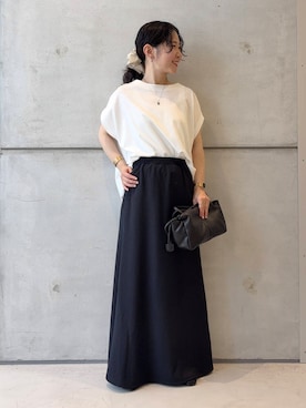 「低身長」｜「アイテム（その他シューズ）」を使った、今日の西野さん（レディース・152cm）の夏コーディネート