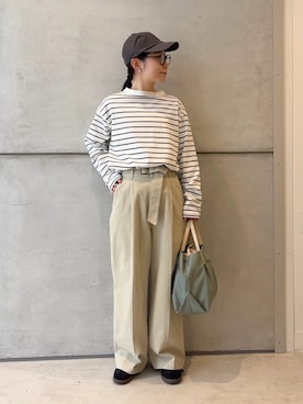 西野きよさん（レディース・152cm）の冬コーディネート