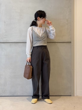 西野きよさん(レディース・152cm)の冬コーディネート