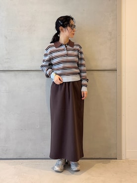 西野きよさん(レディース・152cm)の冬コーディネート