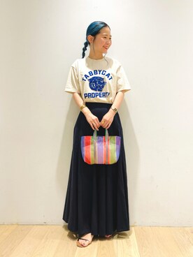 西野きよさん（レディース・152cm）の夏コーディネート