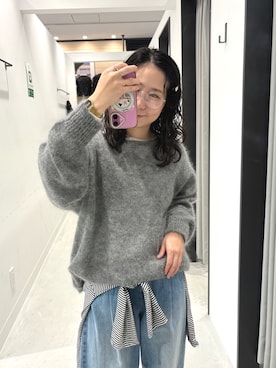 「アイテム（ヘアアクセサリー、ホワイト系）」を使った、西野きよさん（レディース・152cm・30代）の秋コーディネート