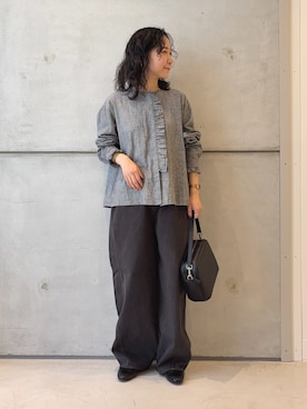 「アイテム（パンツ）」を使った、西野きよさん（レディース・152cm・30代）の秋コーディネート