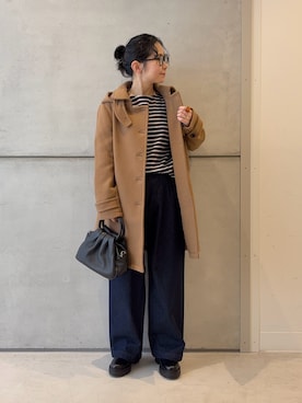 西野きよさん（レディース・152cm）の冬コーディネート