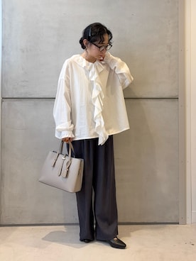 西野きよさん（レディース・152cm）の冬コーディネート