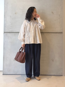 「アイテム（シャツ/ブラウス）」を使った、西野きよさん（レディース・152cm・30代）の夏コーディネート