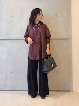 「アイテム（ネックレス）」を使った、西野きよさん（レディース・152cm・30代）の夏コーディネート