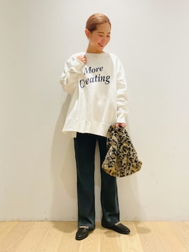 西野きよさん（レディース・152cm）の秋コーディネート