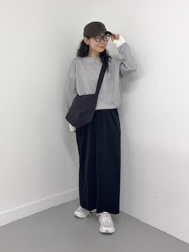 西野きよさん(レディース・152cm)の秋コーディネート