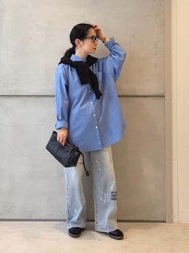 西野きよさん（レディース・152cm）の冬コーディネート