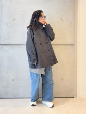 「FORK&SPOON（フォークアンドスプーン）のアイテム」を使った、西野きよさん（レディース・152cm）の冬コーディネート