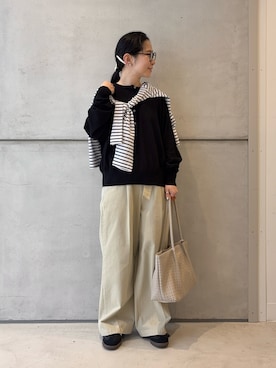 西野きよさん（レディース・152cm）の冬コーディネート