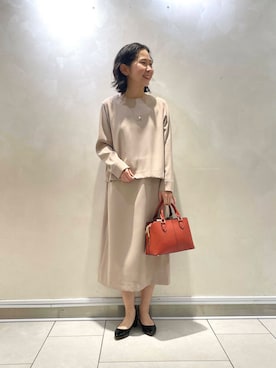 「アーバンリサーチドアーズ」｜西野きよさん（レディース・152cm）の冬コーディネート