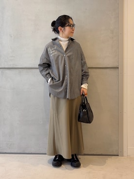 西野きよさん（レディース・152cm）の冬コーディネート