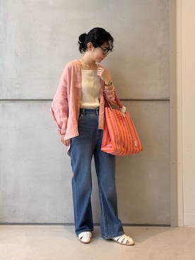 西野きよさん（レディース・152cm）の春コーディネート