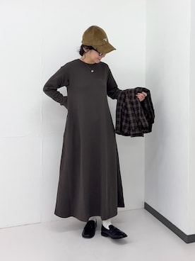 「30代」｜西野きよさん（レディース・152cm）の秋コーディネート