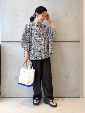 「ORCIVAL（オーシバル）のアイテム」を使った、今日の西野さん（レディース・152cm）の夏コーディネート