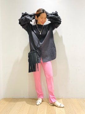 西野きよさん(レディース・152cm)の冬コーディネート