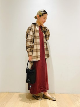 西野きよさん（レディース・152cm）の秋コーディネート