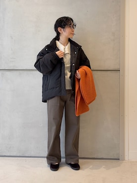 「アイテム（その他アウター）」を使った、西野きよさん（レディース・152cm・30代）の秋コーディネート