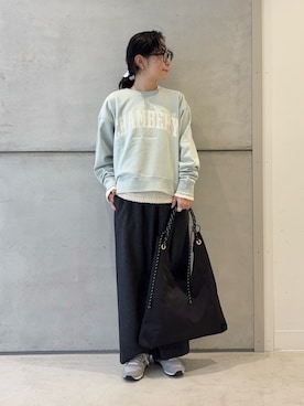 西野きよさん（レディース・152cm）の冬コーディネート