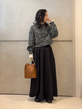 「URBAN RESEARCH ROSSO WOMEN（アーバンリサーチ　ロッソ）のアイテム」を使った、西野きよさん（レディース・152cm）の冬コーディネート