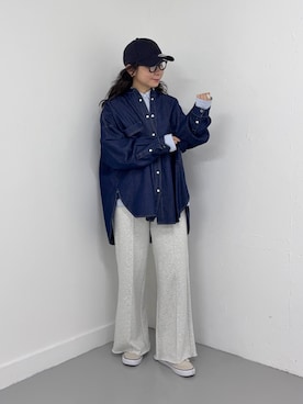 「FORK&SPOON（フォークアンドスプーン）のアイテム」を使った、西野きよさん（レディース・152cm）の秋コーディネート