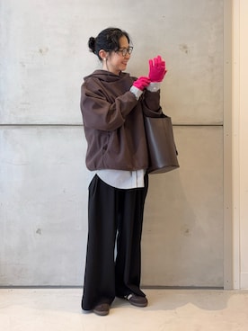 「アイテム（その他トップス）」を使った、西野きよさん（レディース・152cm）の秋コーディネート